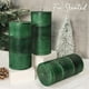 thumbnail image 2 of Velas tipo pilar de color verde oscuro FLAVCHARM, 7,5 x 15 cm, aroma a abeto, paquete de 3, 2 of 8