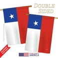 thumbnail image 3 of Breeze Decor 08154 Chile 2-Sided Vertical Impression House Flag - 28 x 40 in., 3 of 4