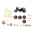 thumbnail image 3 of Adorno para tarta de cumpleaños, decoración para fiesta de motos, decoración para tartas Estilo C, 3 of 9