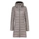 thumbnail image 5 of Chaqueta de plumón ligera para mujer, chaqueta ajustada de longitud media con capucha para otoño e invierno, talla grande, gorro de lana, 5 of 5