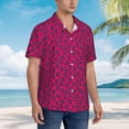 thumbnail image 3 of Gukieu Floral Colorful Print Men's Short-sleeved Shirts, Button-down Lapel Hawaiian Shirts, T-shirts, Beach Vacation Summer Casual Wear,Small, 3 of 7