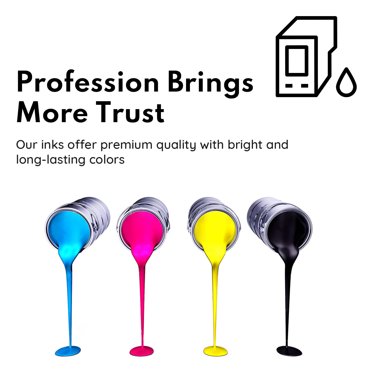 4-Pack 962XL Ink Cartridge Set For HP OfficeJet Pro 9010e 9015e 9020e Series – Black + Tri-Color