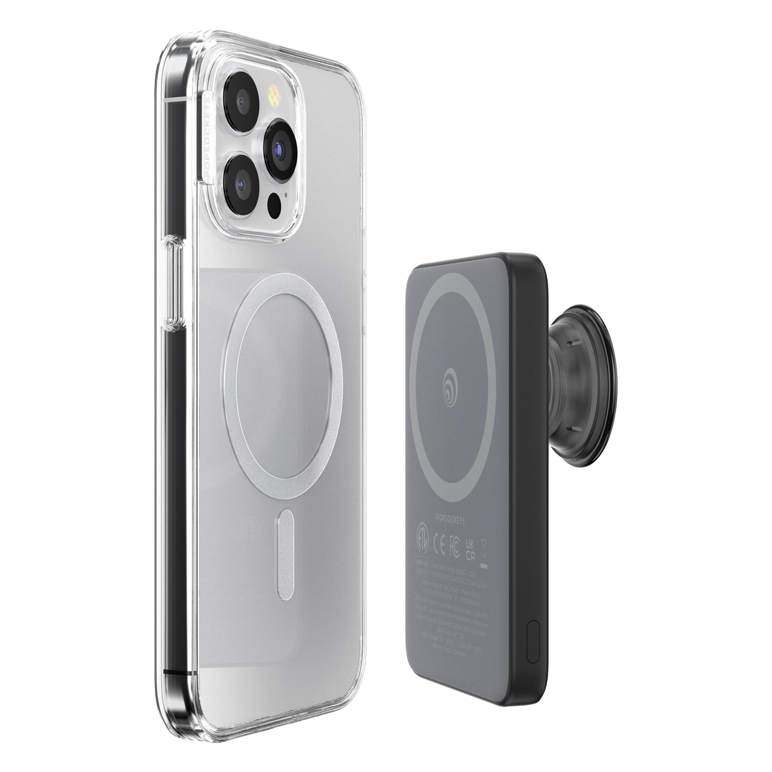 PopSockets Chargeur MagSafe Power Pack 5000 mAh Noir