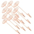thumbnail image 1 of Clip para notas Bling Bling 10 unidades Portatarjetas elegante Acero al carbono, 1 of 12