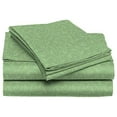 thumbnail image 2 of Brushed Microfiber 1800 Series Embroidery Vine Sheet Set, Fitted Sheet, Flat Sheet, Pillowcases (Queen, Green), 2 of 2