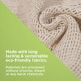thumbnail image 2 of Natural Hemp Washcloth - Loose Weave Design for Effective Cleaning - 10” x 12”, 2 Pack, 2 of 8