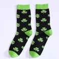 thumbnail image 4 of Black Unisex St Patricks Day Socks With Comfortable Breathable Mid Length Style For Daily Use And Comfort, 4 of 5