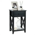thumbnail image 1 of Costway Nightstand Sofa Side End Table W/ Drawer & Shelf Bedroom Black, 1 of 9