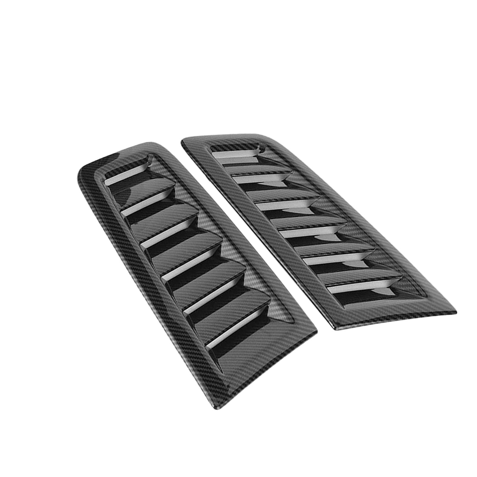 jiaping 2Pcs Car Hood Vent Scoops Replace Parts Modified Accessory Air Flow Intake Hoods