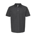 thumbnail image 5 of Tultex Men’s Sport Pique Polo, Short Sleeve, 50/50 Cotton-Polyester, Heather Charcoal, 1-Pack, S-2XL, 5 of 7