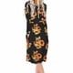 thumbnail image 3 of Vestido Largo A Media Pierna Cuello Redondo Moda Elegante Manga Larga Bolsillo Estampado Vestido Suelto Tipo 14 M, 3 of 6