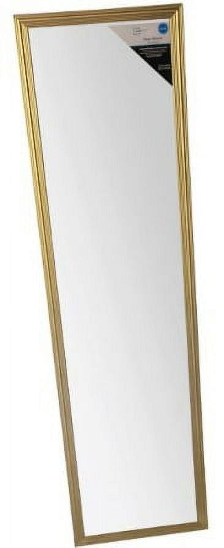 Mainstays 13x49 Gold Rectangle Large Wall Mirror for Bathroom or Living Room