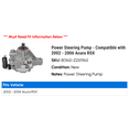 thumbnail image 2 of Power Steering Pump - Compatible with 2002 - 2006 Acura RSX 2003 2004 2005, 2 of 2