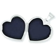thumbnail image 6 of 14k White Gold Scroll Pattern Heart Locket - 21mm, 6 of 8