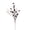 Chocolate, variant on Vickerman 33" Turquoise Ball and Coin Glitter Twig Spray, 6 per bag.