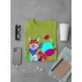 thumbnail image 3 of Colorful Corgi Dog W Bandana T-Shirt Men -Image by Shutterstock, Male 5X-Large, 3 of 4