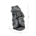 thumbnail image 4 of Thinking Frog Garden Statue, 4 of 5