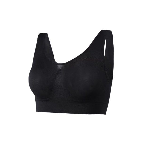 Sujetador deportivo transpirable de una sola capa sin aros para mujer, ropa interior deportiva de talla grande, ropa interior cómoda y transpirable para fitness