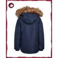 thumbnail image 6 of CANADA WEATHER GEAR Boys' Winter Jacket - Heavyweight Teflon Canvas Parka Coat (Size: 8-20), 6 of 7