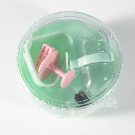 NISHUNA 1 Set Of Running Wheel Water Bottle For Small Pets Hamsters Gerbils Food Bowl Mice Small Animals Cage Accessories Pet Exercise Tool
