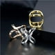 thumbnail image 3 of Qarigey Bufanda de 3 piezas para mujer, anillos, decoración de vestido, bufandas, Clips, regalo de joyería, estilo Simple, aleación, chal Accesorios de disfraces, 3 of 6