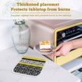 thumbnail image 6 of Black Yellow Pot Holders for Kitchen Heatproof Potholder, 5 Pack Garden Floral Stripe Aesthetic Flower Boho Hot Pads Multipurpose Oven Pads Cloth Potholders Trivet for Cooking Baking, 6 of 8