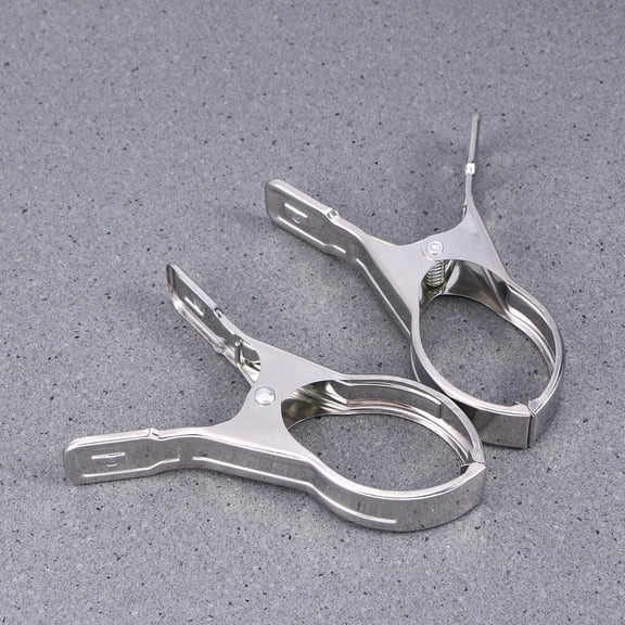 Topbathy 2-Pack Large Windproof Quilting Clips, Heavy Duty Stainless Steel Cloth Clips for Home Sewing and Craft Projects