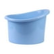 thumbnail image 2 of Cubo de baño para bebés, Accesorios de baño para bañera para bebés, Bañera cómoda y Engrosada, Cubo para bañera para bebés para niños recién Nacidos, azul claro, 2 of 7