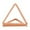 Rose Gold, variant on Table Number Holder, Place Small Triangle Shape Name Numbers Table Photo Picture Holder Stand Clip for Wedding Baby Shower Party, Suitable for Small Card (Rose Gold) 0.94x0.94"