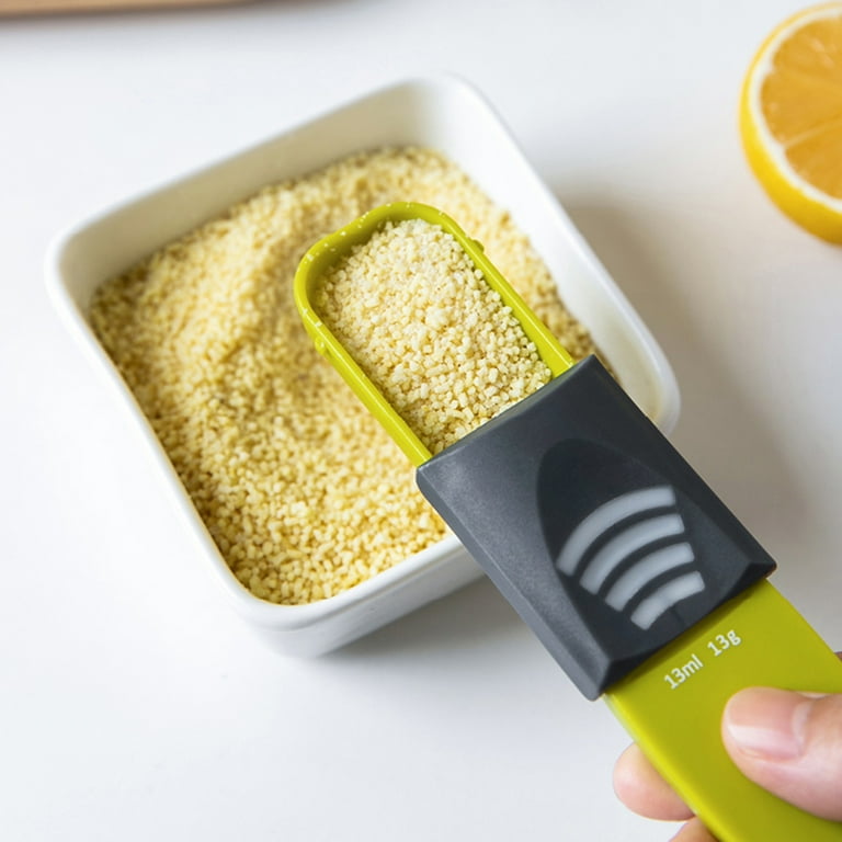 QUSENLON Eight Stalls All in One Handheld Measuring Scoop Convenient To Use  Durable Tool Ergonomic Design Feel Comfortable Spoon 