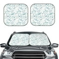 thumbnail image 2 of Fotbe Dragonfly 2-Piece Car Windshield Sun Shade | Sun Blocker for Car Windshield | Foldable Automotive Interior Accessories for Sun Protection-Small, 2 of 6