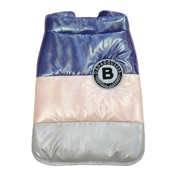 chaqueta acolchada invierno chaleco cálido para proteger para perros medianos grandes Pink_M