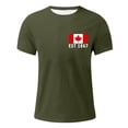 thumbnail image 3 of Outdoor Top for Men Fashion Printed Comfort Breathable Mens Sprimg Clothing,Army Green,L, 3 of 3