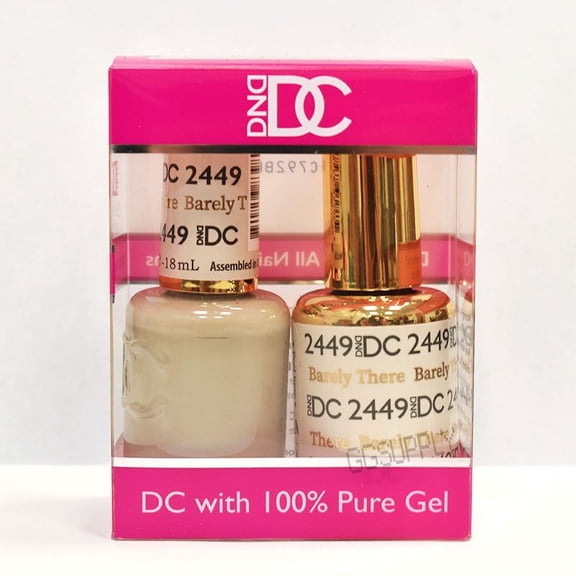 DND Match UV Gel Nail Polish #2449 Barely There