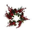thumbnail image 1 of Anillo de vela navideño Macarena Corona de Navidad Estilo A, 1 of 8