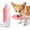 Pink, variant on Portable Dog Water Bottle Attachment, Silicone Dog Drink Dispenser, Slip-On Pet Water Bowl for Walks, Fits Standard Water Bottles, Ideal for Daily Hiking & Travel, Quick Rinse, Easy Setup(Green)