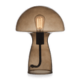 thumbnail image 3 of Bouclair Lampe de Table Champignon en Verre Brun, 3 of 10