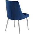 thumbnail image 2 of Meridian Furniture Karina Navy Velvet Dining Chair (Set of 2), 2 of 5