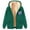 Green, variant on Autumn/winter Lamb Coat Plus Thick Hooded Cardigan Plus Size Coat