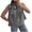 Black, variant on fatyb Womens Plaid Stand Collar Tank Tops Sleeveless Loose Tshirts Casual Summer Tops for Women