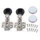 thumbnail image 1 of 2Set Stainless Steel 201 Cabinet Glass Door Hinge 35 Cup Glass Door Damping Buffer Hinge Large Bend Insert_c*, 1 of 4