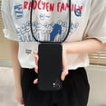 thumbnail image 3 of Funda de teléfono de silicona líquida con correa de collar cruzado, cordón para iphone 14, 13, 12 Mini, 11 Pro, X, XR, XS Max, 6, 6s, 7, 8 Plus, 3 of 4