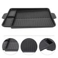 thumbnail image 3 of MasteelfCA Portable Baking Tray Simple Practical Barbecue Barbecue Tray for Home Outdoor (Black), 3 of 9