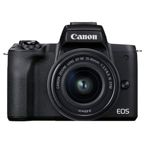 Pre-Owned Canon EOS M50 Mark II Mirrorless Camera with Dual Lenses, 24.1MP APS-C Digital Camera, 4K Video, Black