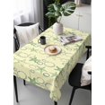 thumbnail image 6 of Yellow Green Coastal Table Cloth, Waterproof Tablecloth for Rectangle Tables, Starfish Nautical Ocean Sea Wooden Reusable Washable Fabric Table Cover for Restaurant Kitchen Dining Tables 60"x120", 6 of 9