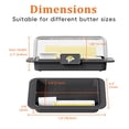 thumbnail image 2 of Mosiee For Countertops And Refrigerator Door Shelves, Airtight Butter Storage Container, 2 of 9