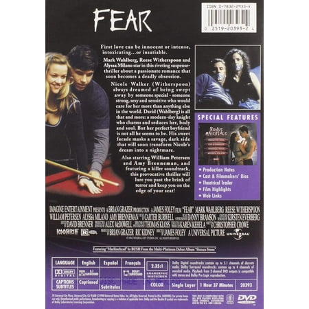 Fear (DVD), Universal Studios, Mystery & Suspense