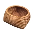 thumbnail image 4 of Cesta de almacenamiento de ratán, cesta de mimbre, bandeja para decoración del hogar, cestas de almacenamiento rústicas, cesta tejida para servir para L, 4 of 8