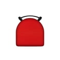thumbnail image 4 of 821 Catalina 18" Low Back Swivel Vanity Stool with Black Wrinkle Finish and Canter Red Seat, 4 of 4