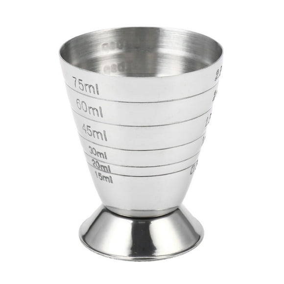 Measuring Shot Cup Ounce Jigger Bar Cocktail Drink Mixer with Coffee Bottomless Machine Wood Handle Filter for Welhome